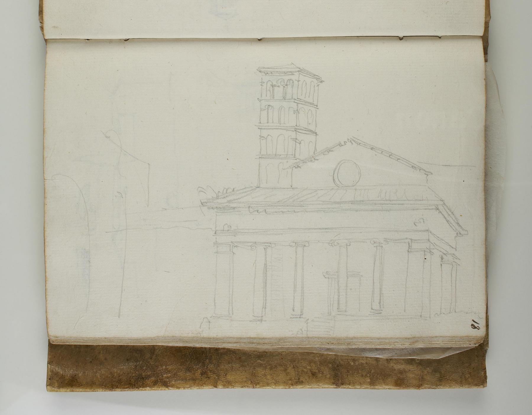 Church with a peristyle, C563,18r