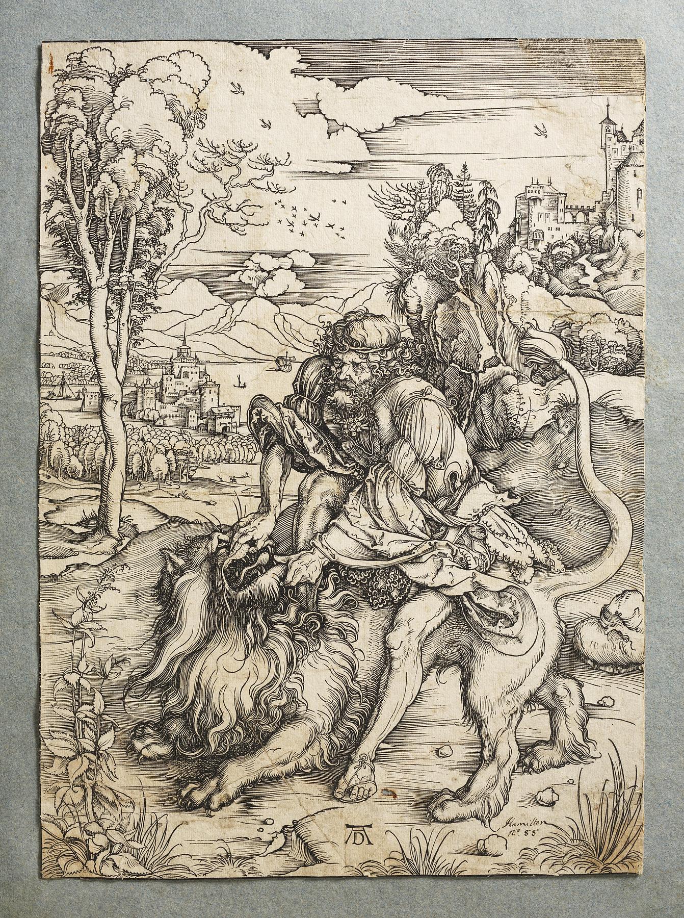 Samson kæmper med løven, E112