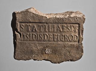 H1135 Brick with stamp: STATILIAESPF / LISIDISDEFIGROD