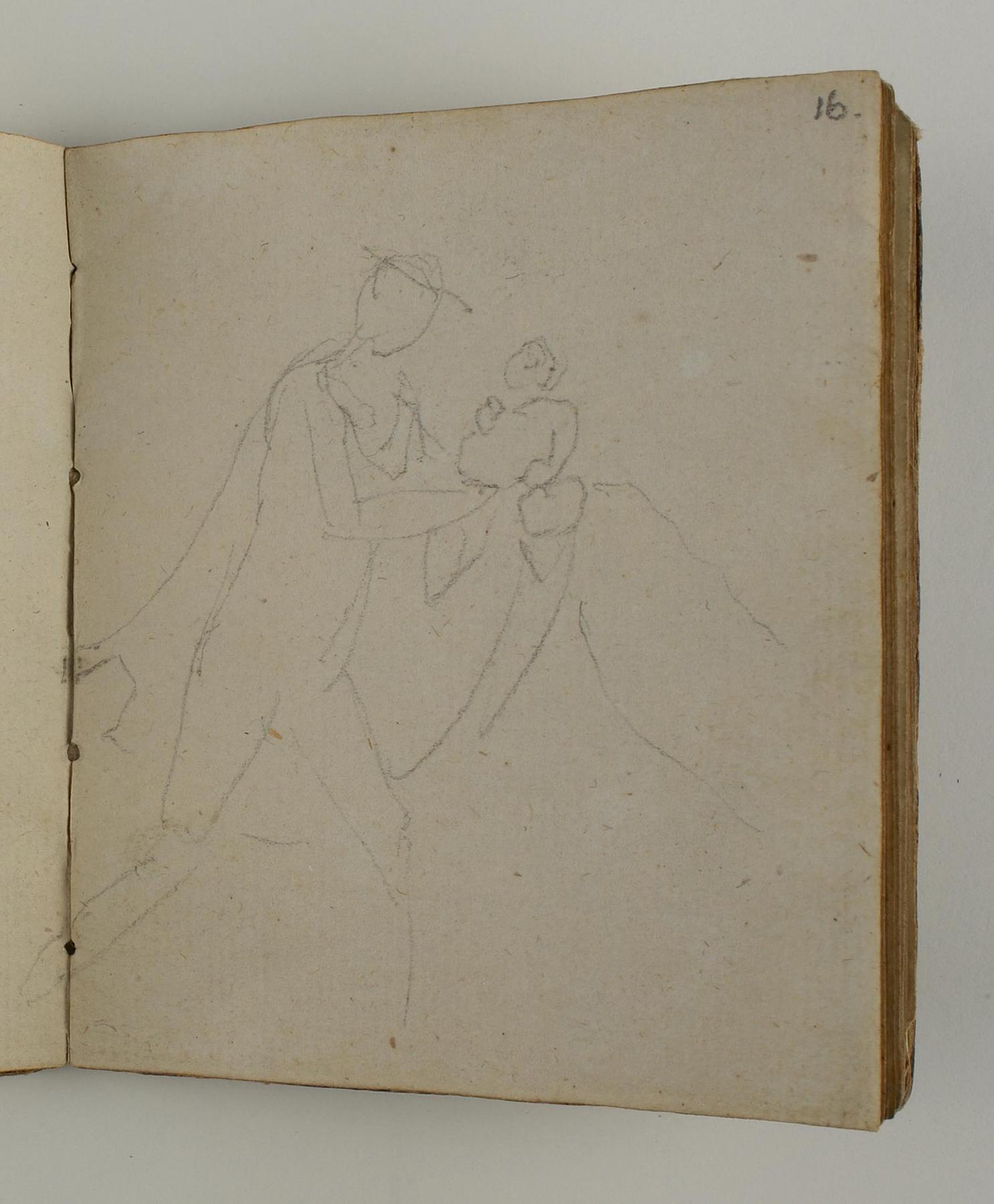 Gående figur, C808,16r