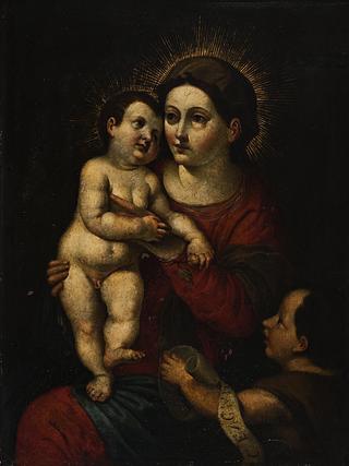 B18 Jomfru Maria med Jesusbarnet og Johannesbarnet