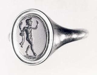 I369 Satyr with a shepherd's crook