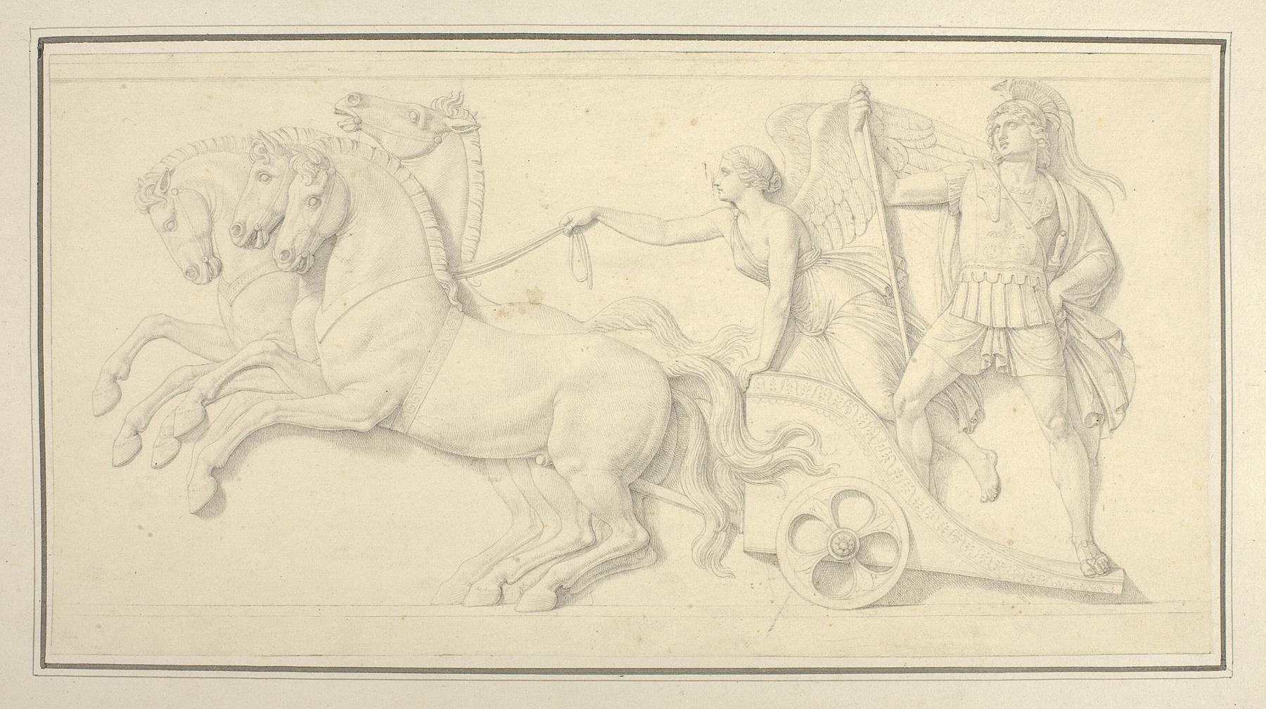 Alexander the Great in his Triumphal Chariot, D16