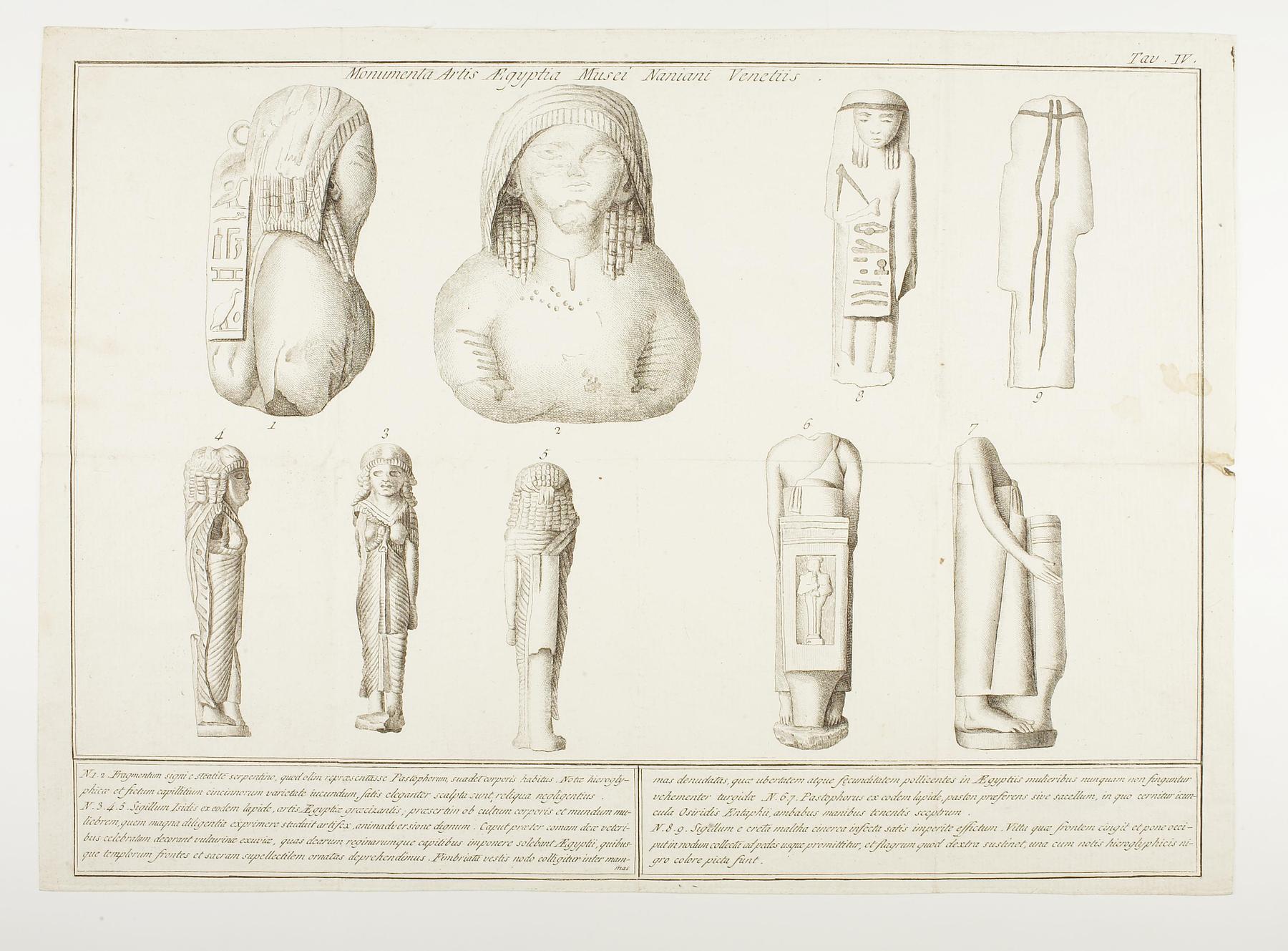 Monumenta Artis Ægyptiæ in Musæo Naniano Veneteiis Tab.IV, E1347
