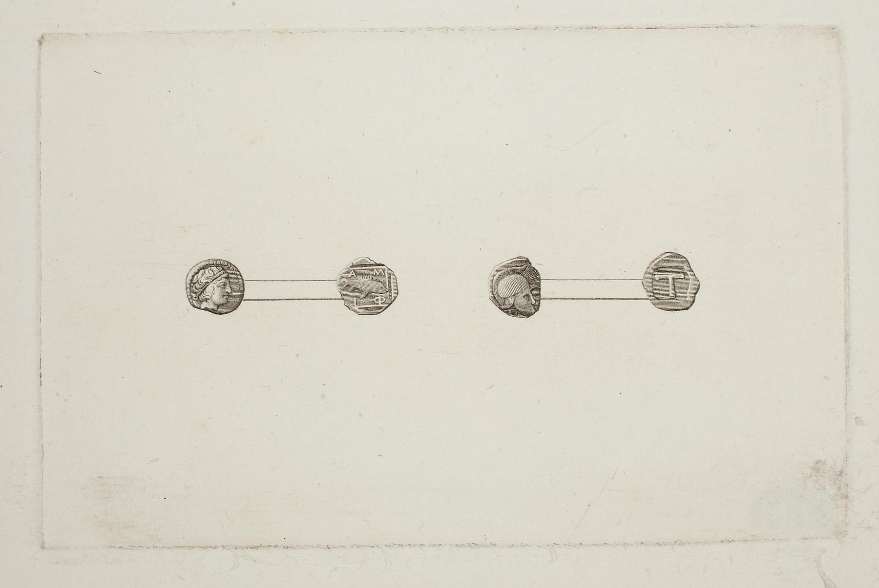 Græske mønter for- og bagside, E1578