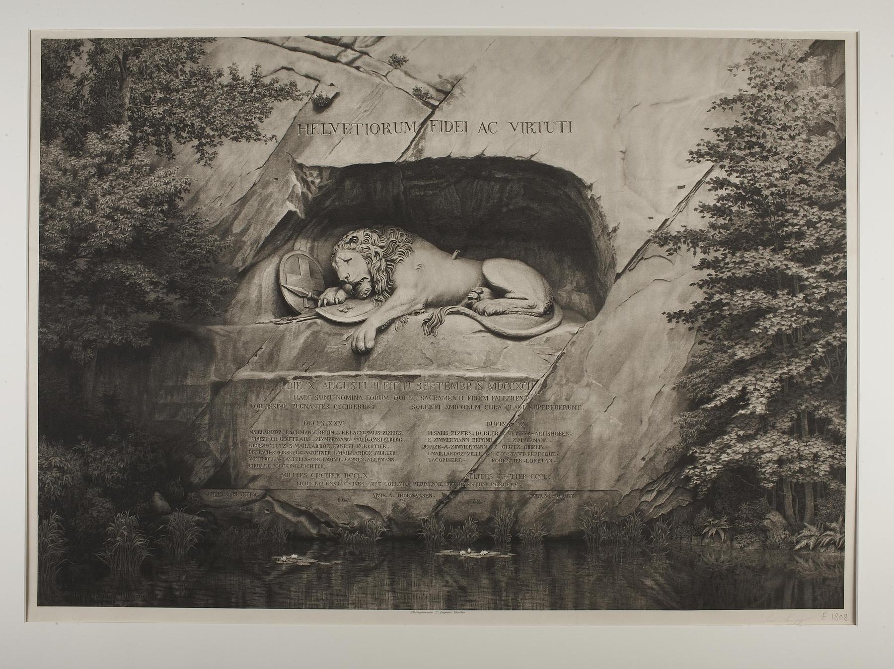 Dying Lion (The Lucerne Lion), E1808