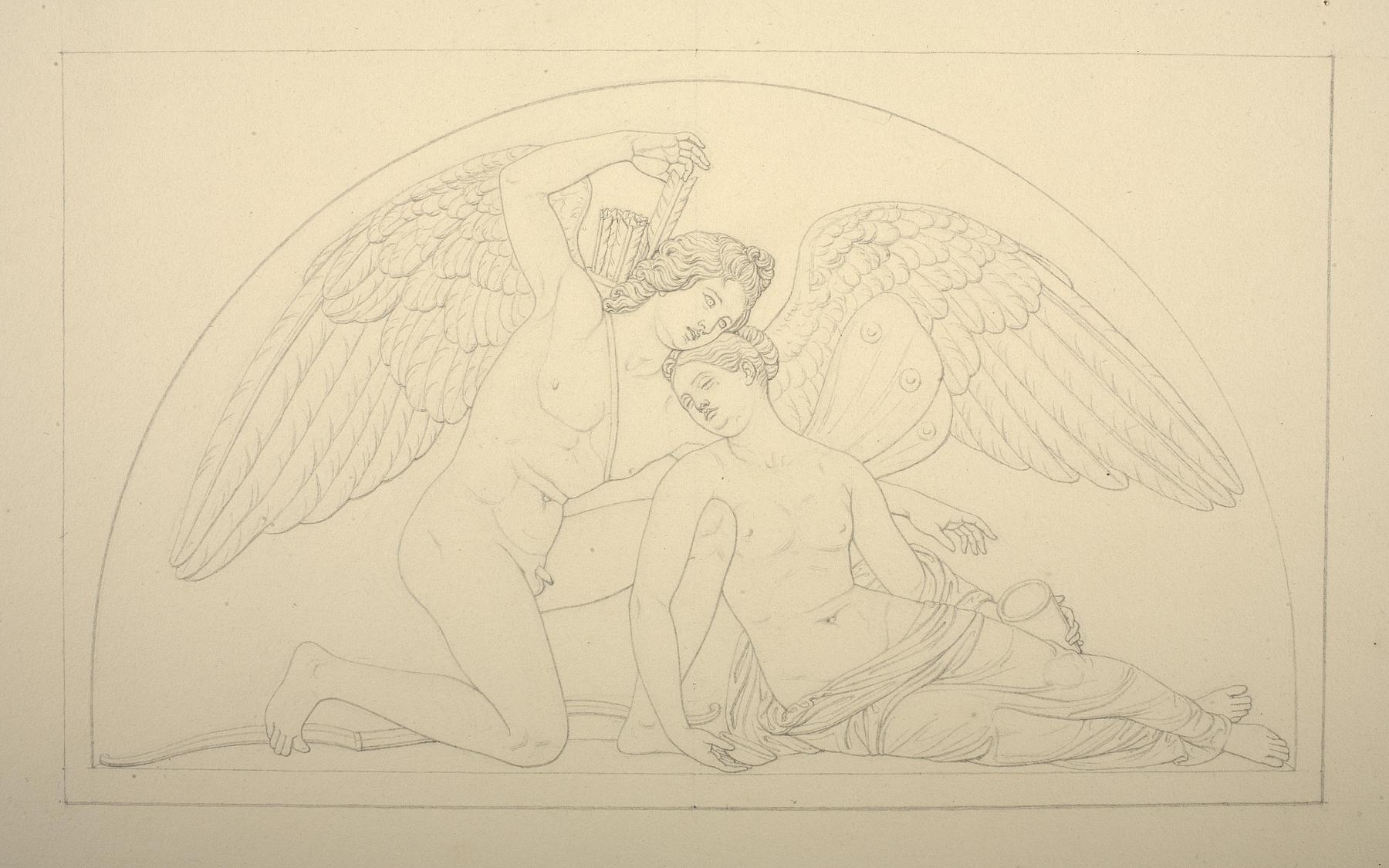 Cupid Revives Psyche, D406