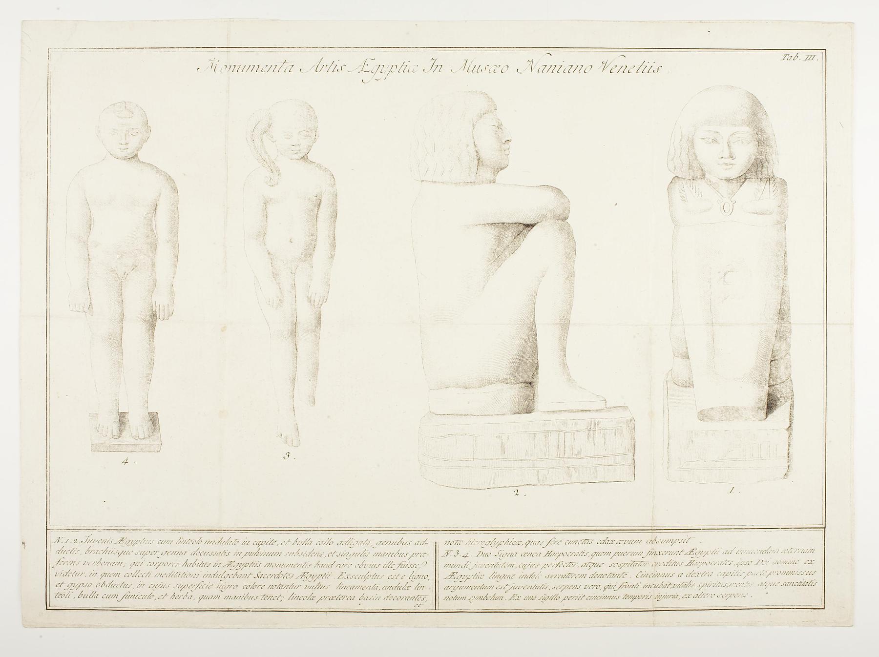 Monumenta Artis Ægyptiæ in Musæo Naniano Veneteiis Tab.III, E1345