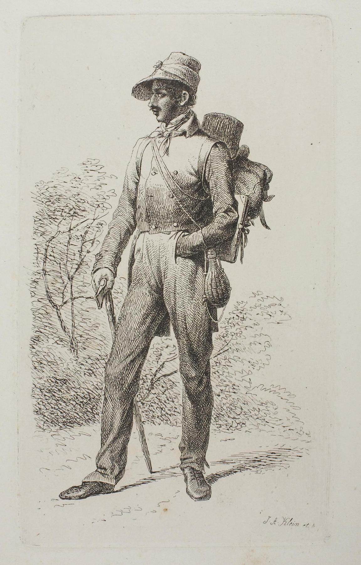 Johann Jacob Kirchner på vandring, E772