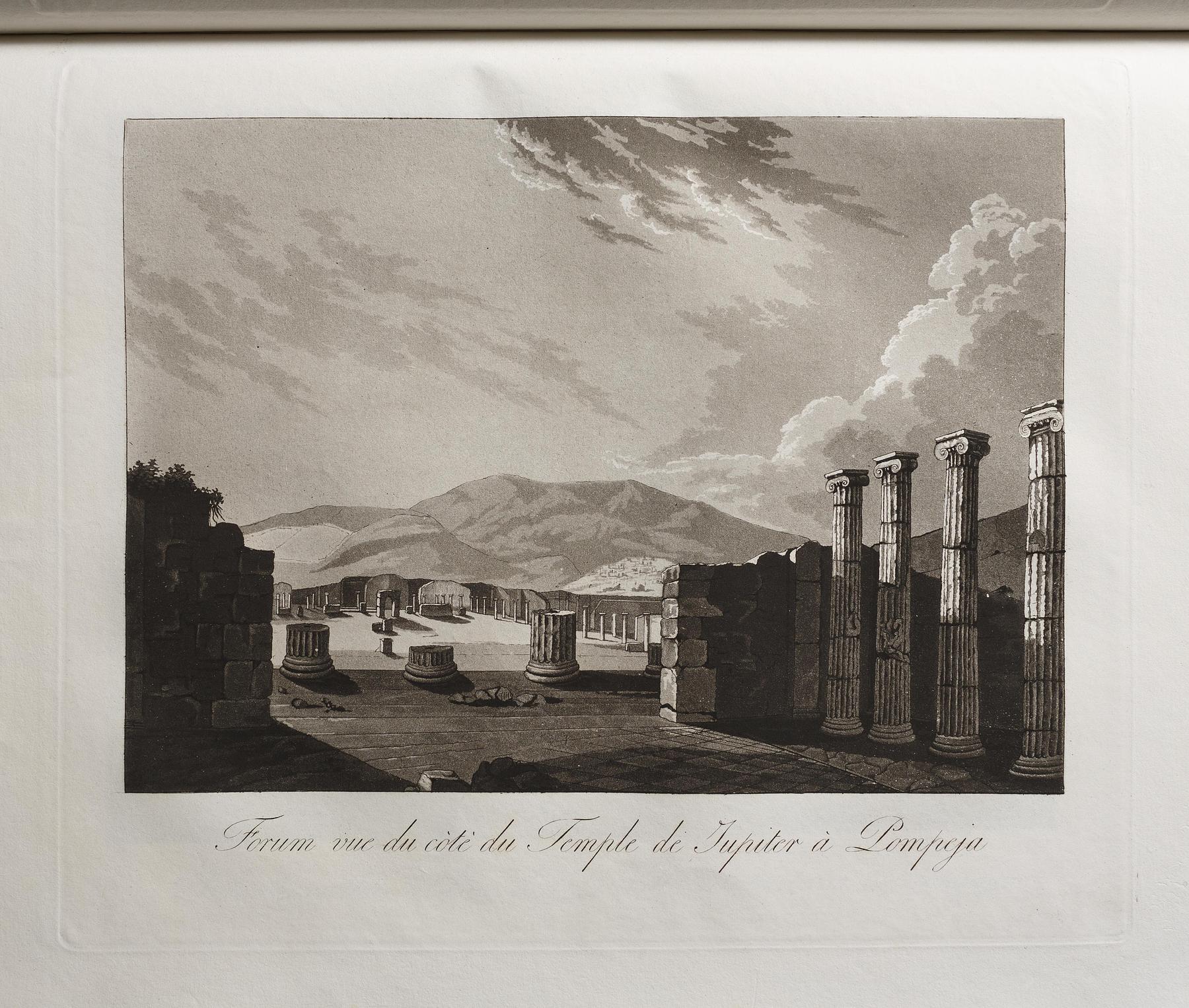 Forum vue du còté du Temple de Jupiter à Pompeja, E550,29