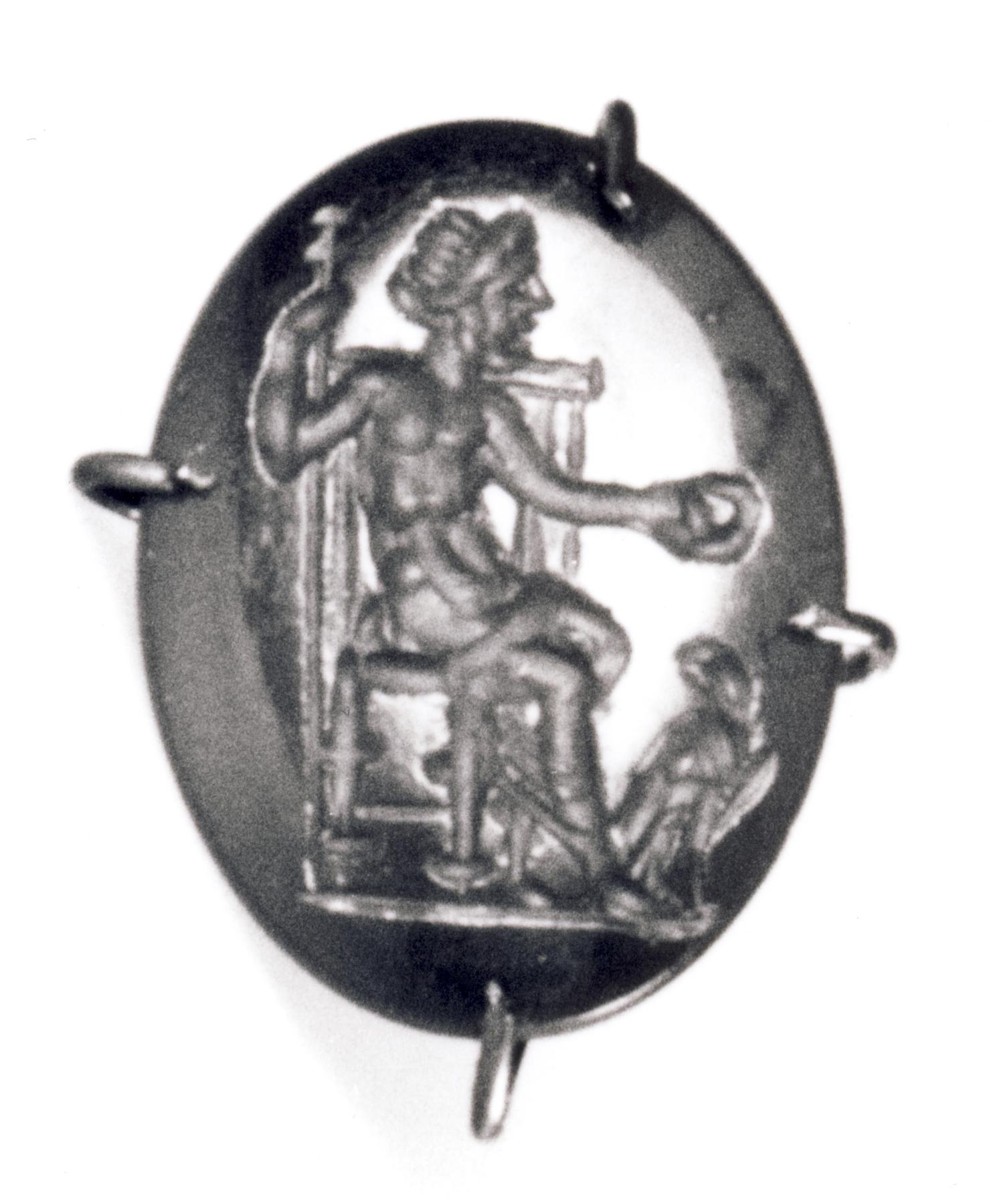 Zeus enthroned with a scepter and an eagle, I91