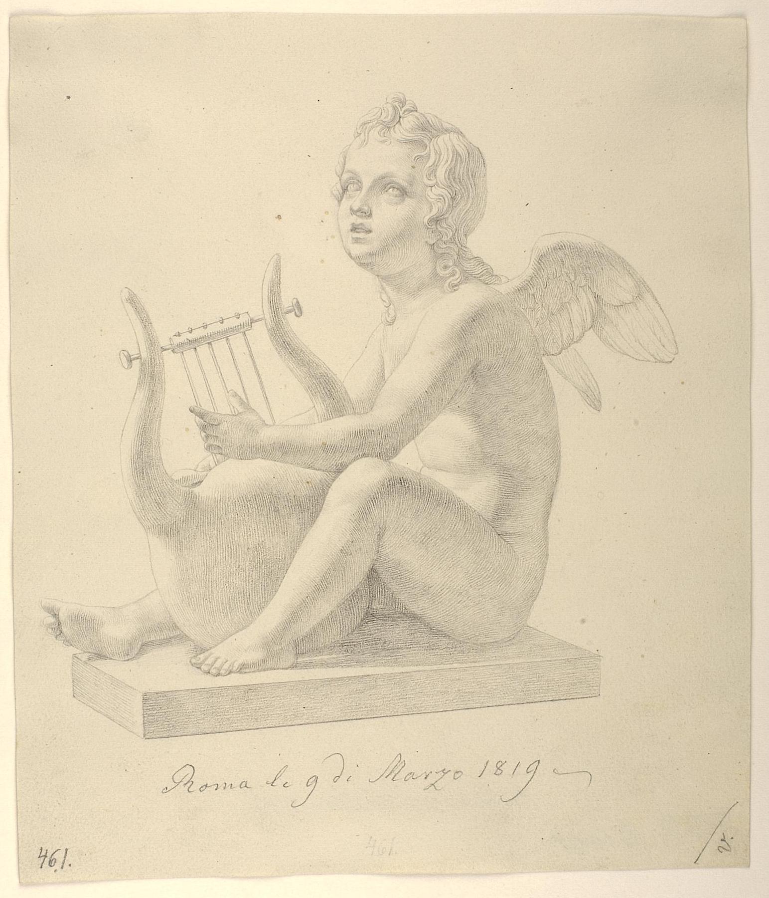 Cupid with the Lyre, D1607