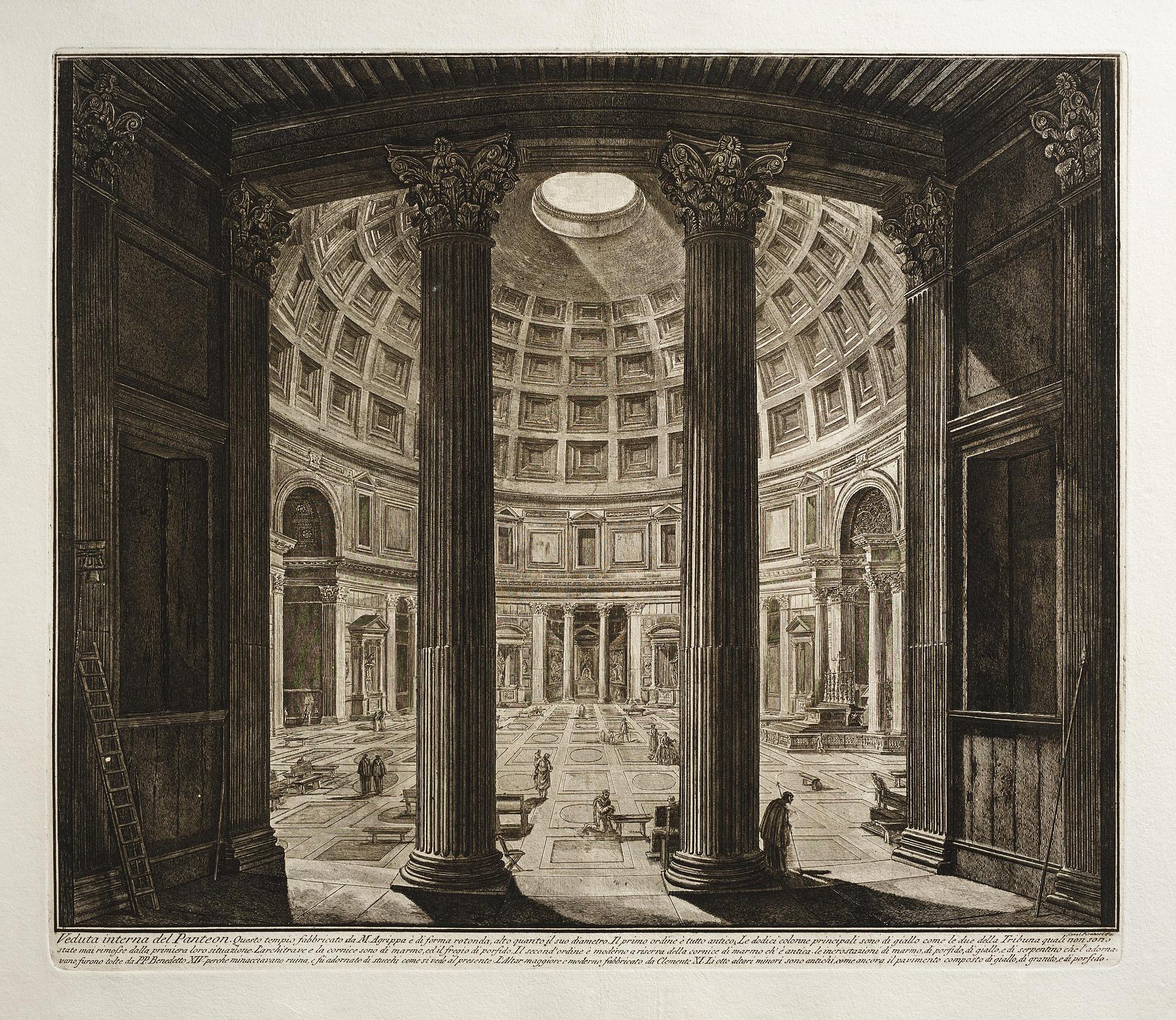 Det indre af Pantheon, E315,12