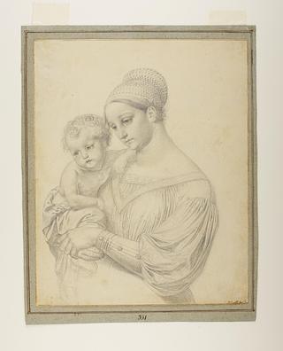 D839 Mother Carrying a Child