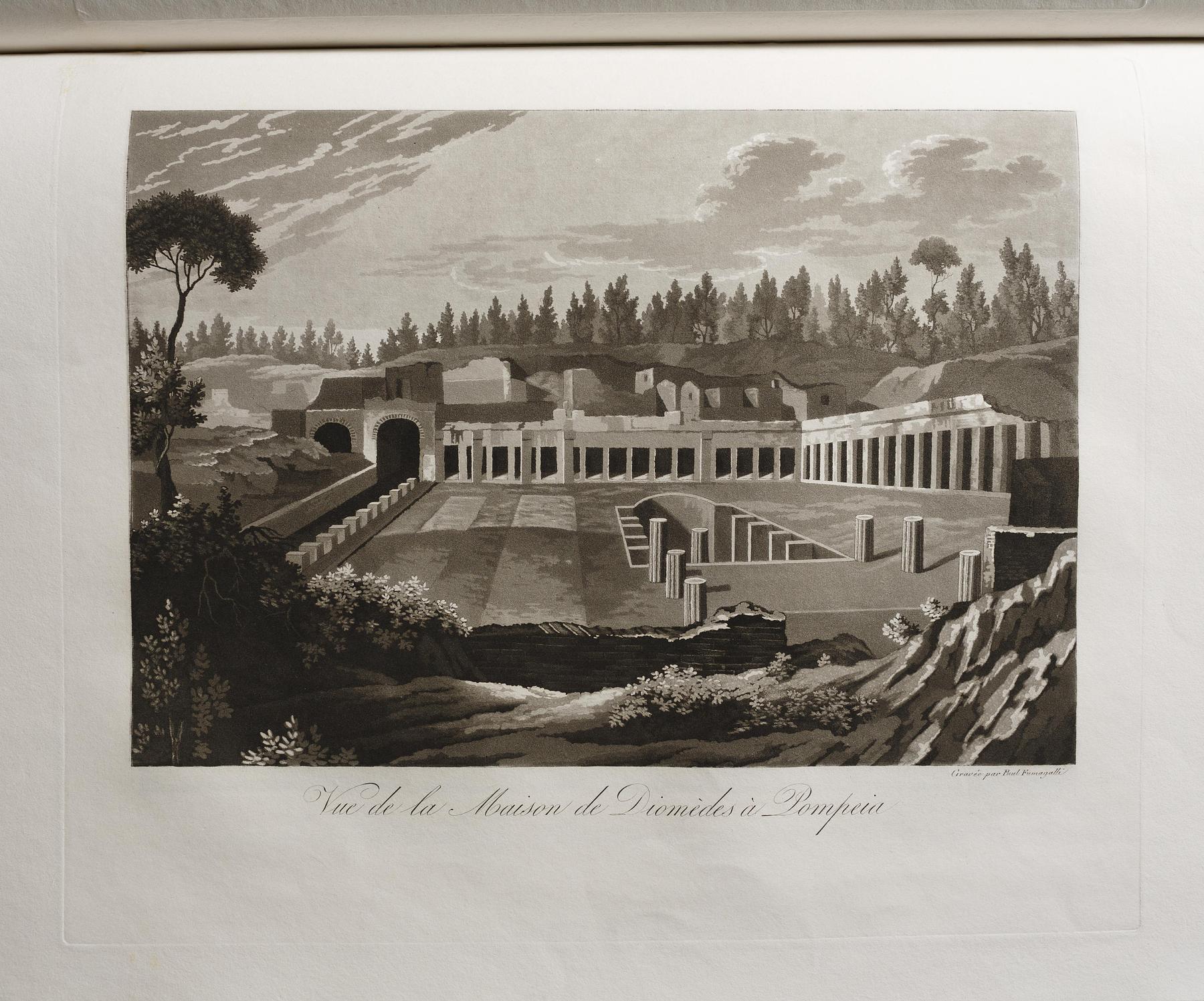 Prospekt af Diomedes hus i Pompeji, E550,35