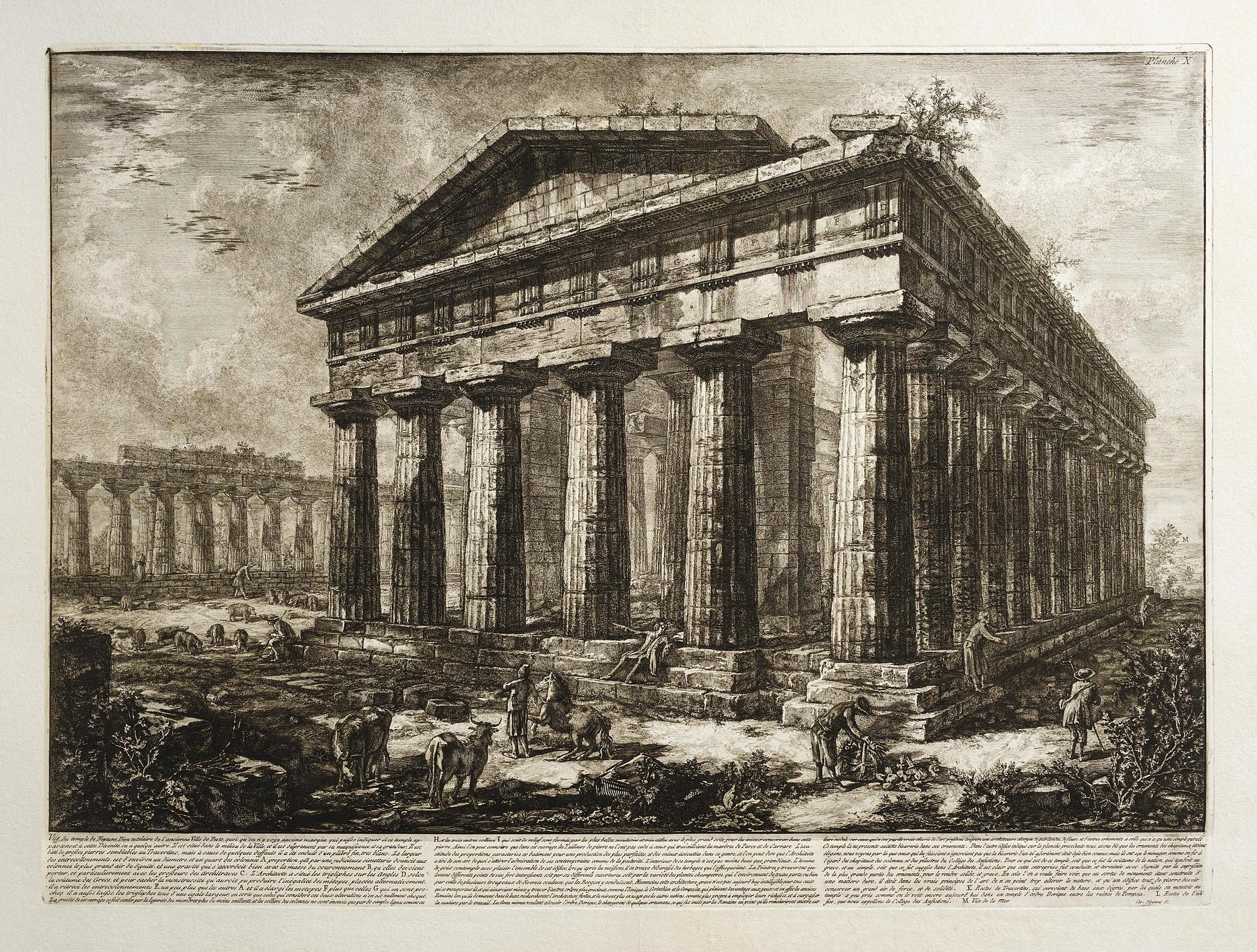 View of the temple of Neptune, E315,34