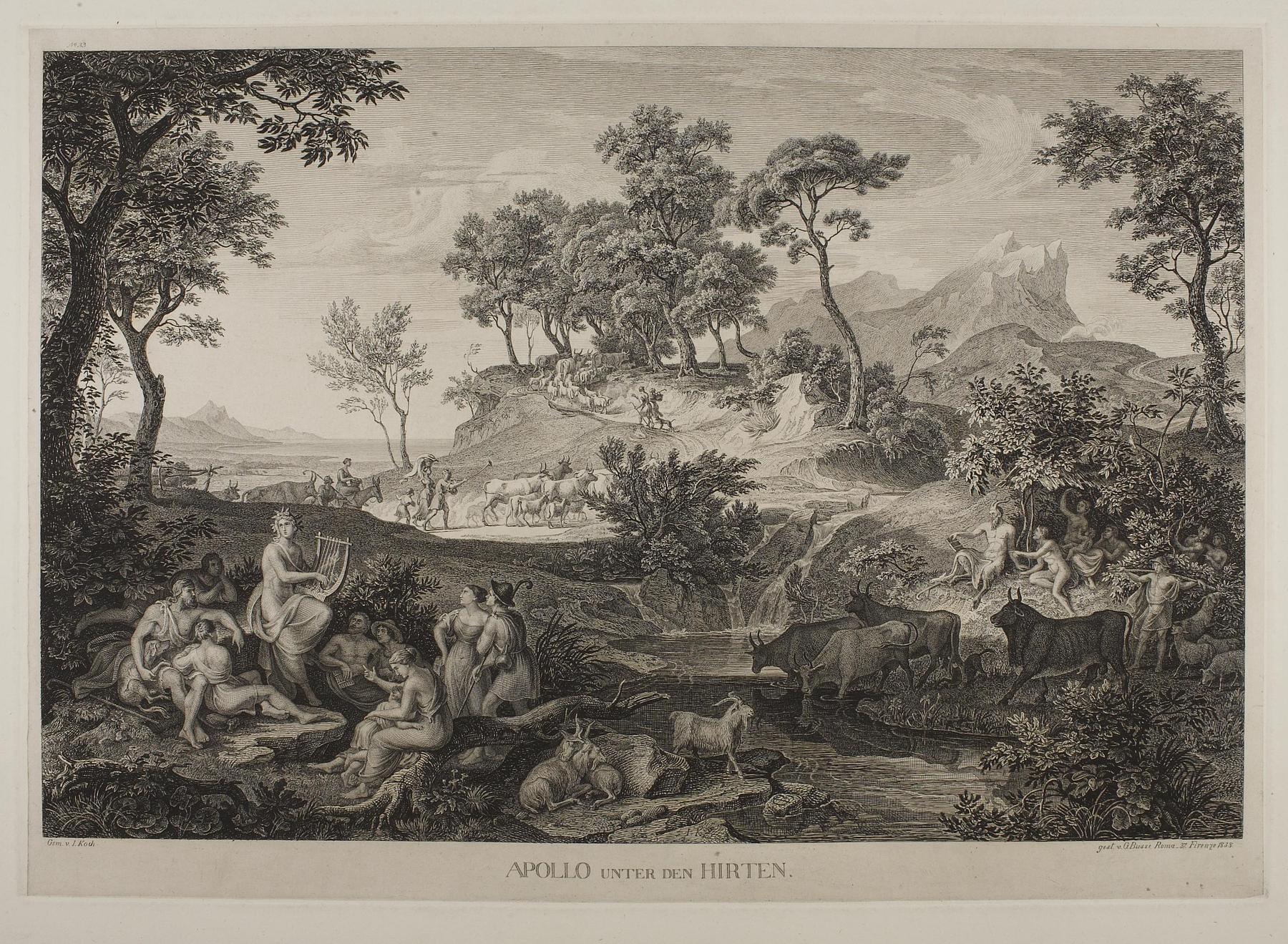 Apollo among the Thessalian shepherds, E389