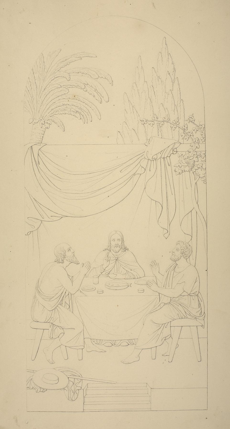 Christ at Emmaus, D198