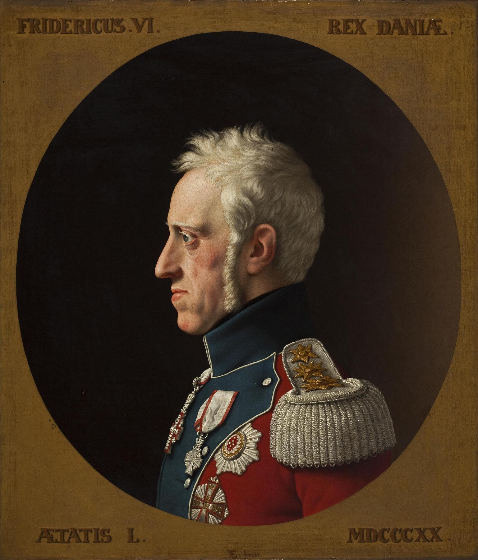 Portrait of Frederik VI, B216