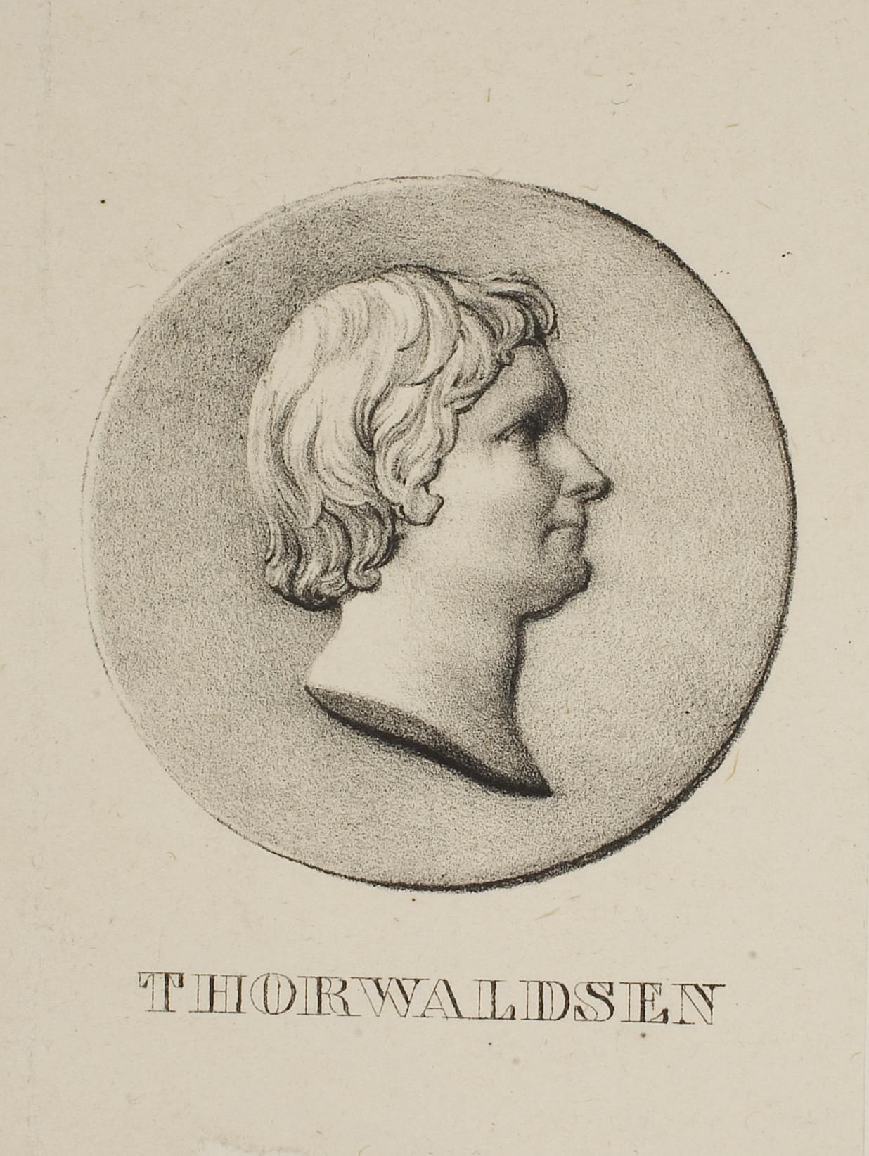 Thorvaldsens Museums laksegl med portræt af Thorvaldsen, E2321