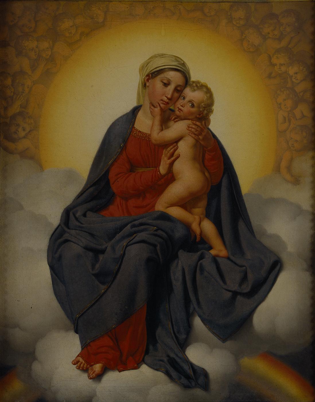 Madonna med barnet, B215