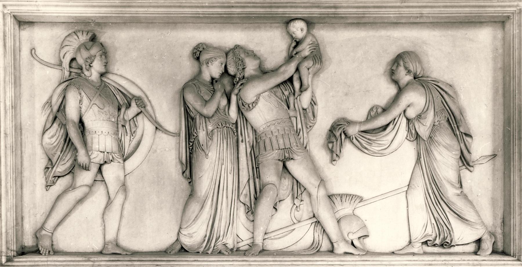 Hector Taking Leave of Andromache and Astyanax, AX380