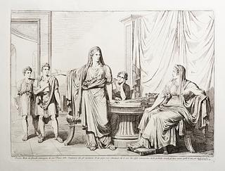 E943,70 Cornelia Madre dei Gracchi, interrogate da una Dama della Campania che gli mostrasse le sua gioje
