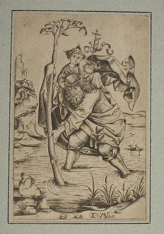 E231 Saint Christopher Carrying the Christ Child