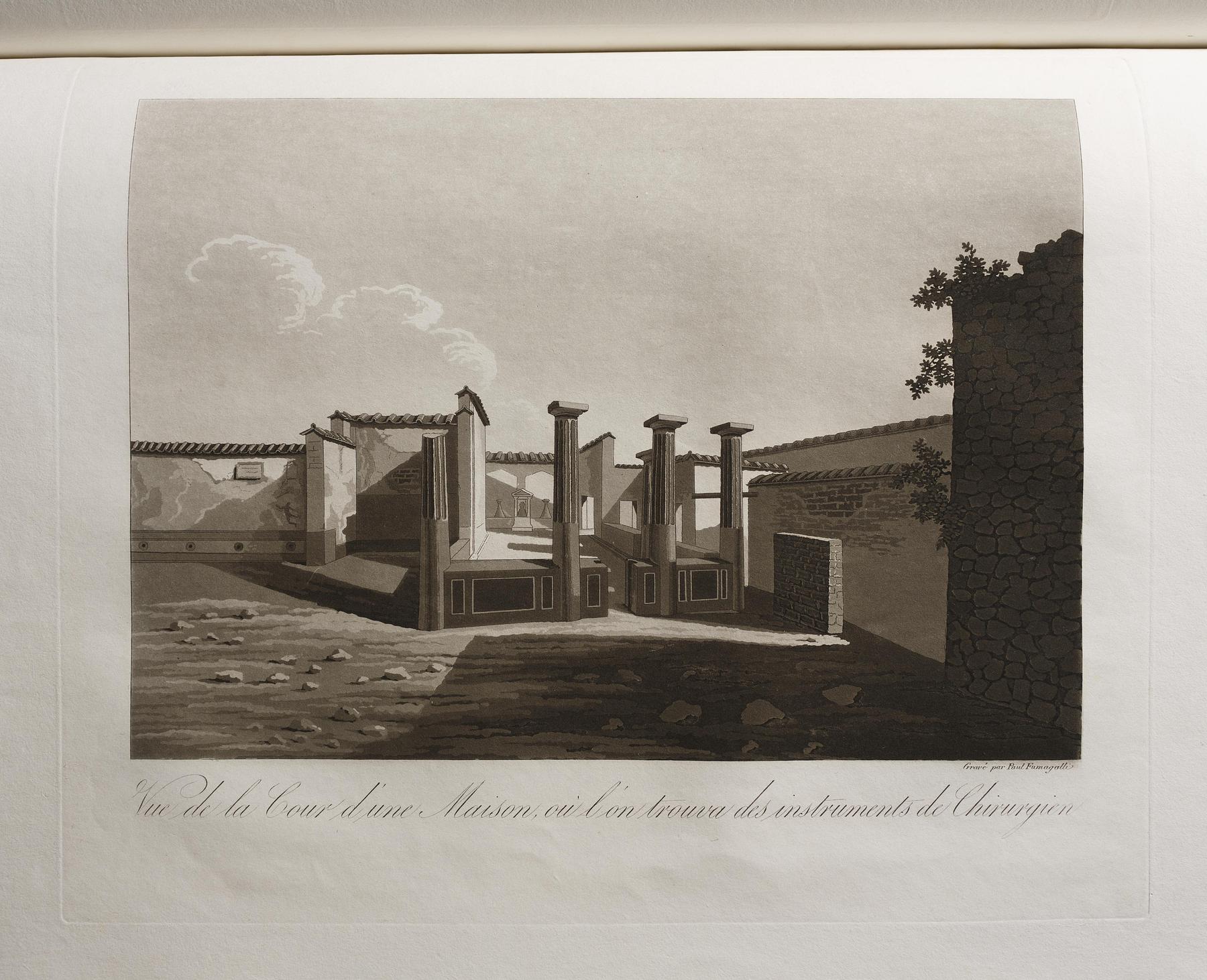 View of the Courtyard of a House, where Surgeon's Instruments were Found, E550,44