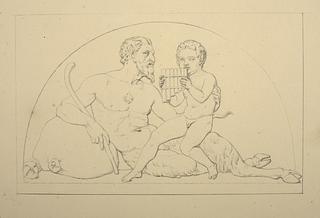 D416 Pan and a Satyr