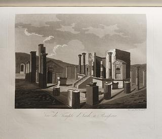 E550,47 View of the Temple of Isis in Pompeii