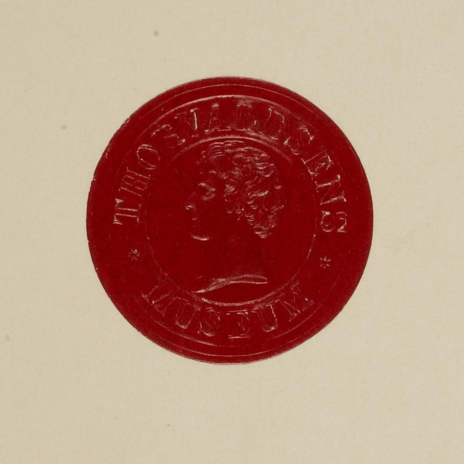 Thorvaldsen Museum's Wax Seal with a Portrait of Thorvaldsen, E2314