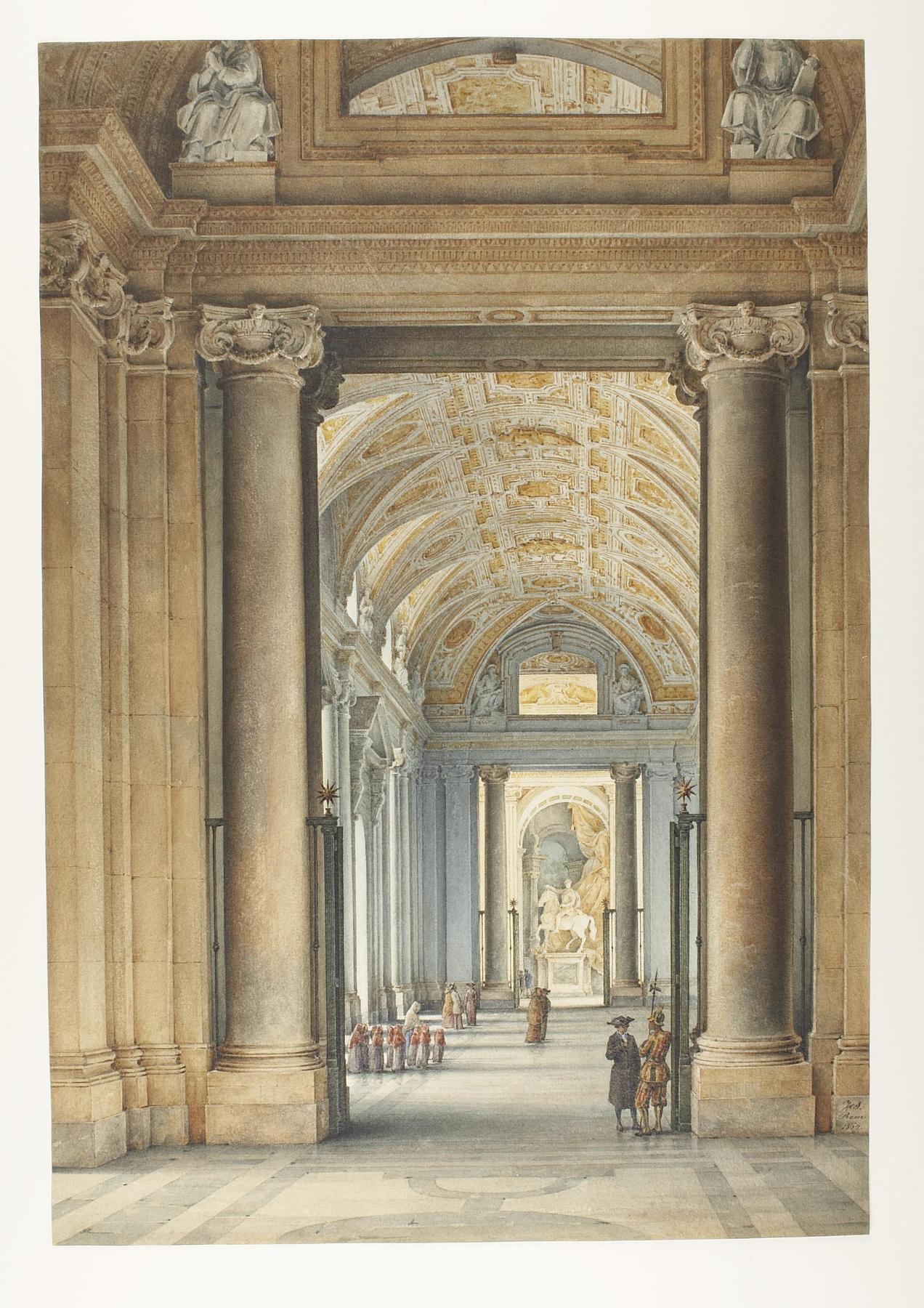 Saint Peter's Basilica, the Portico, D1621