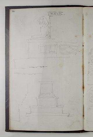 D1778,99 Opstillingsforlag for monument over Friedrich Schiller (?)
