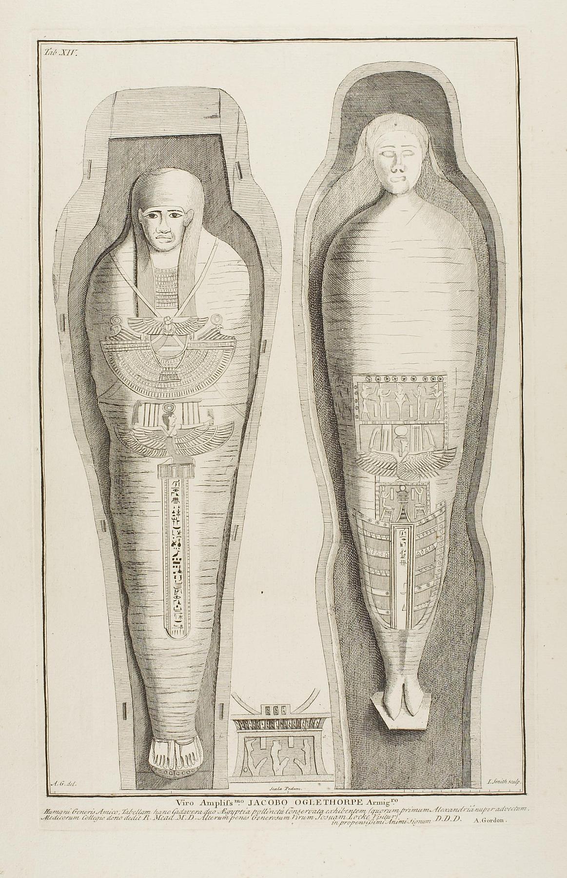 Mumiekiste med mumie, E1383