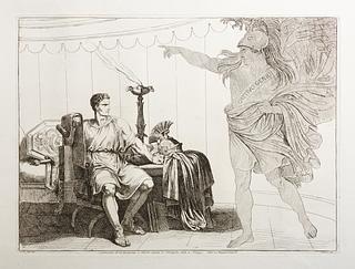 E943,98 Cæsars spøgelse viser sig for Brutus før Slaget ved Filippi