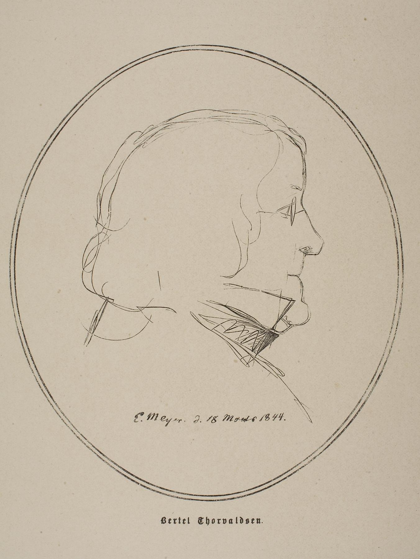 Portrait of Thorvaldsen, E2139