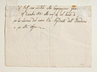 C373v Invitation fra Accademia di San Luca