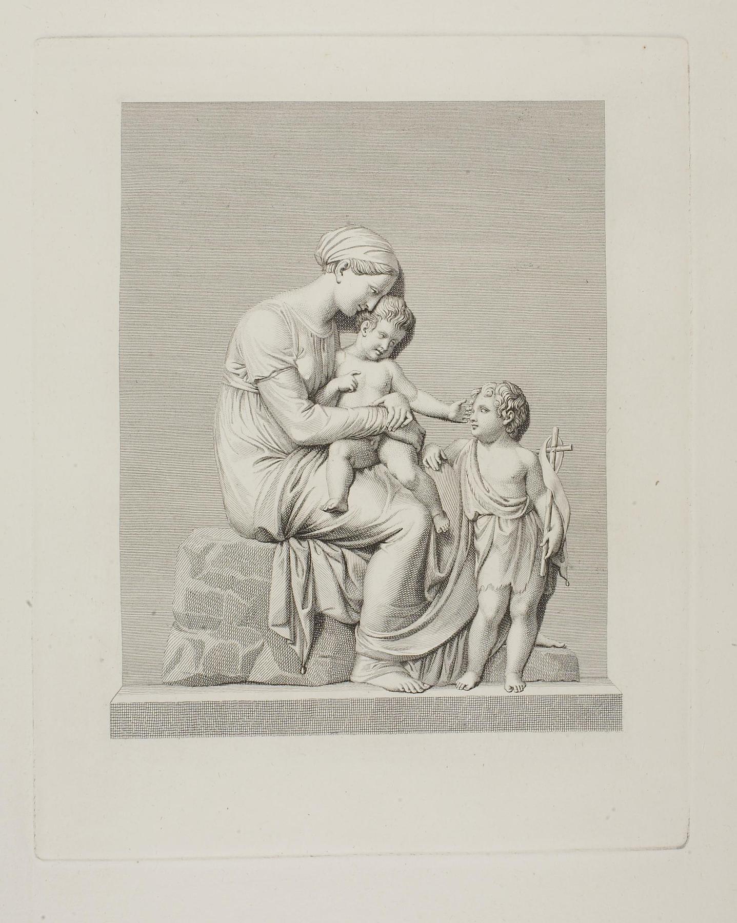 Mary with Jesus and John, E32i