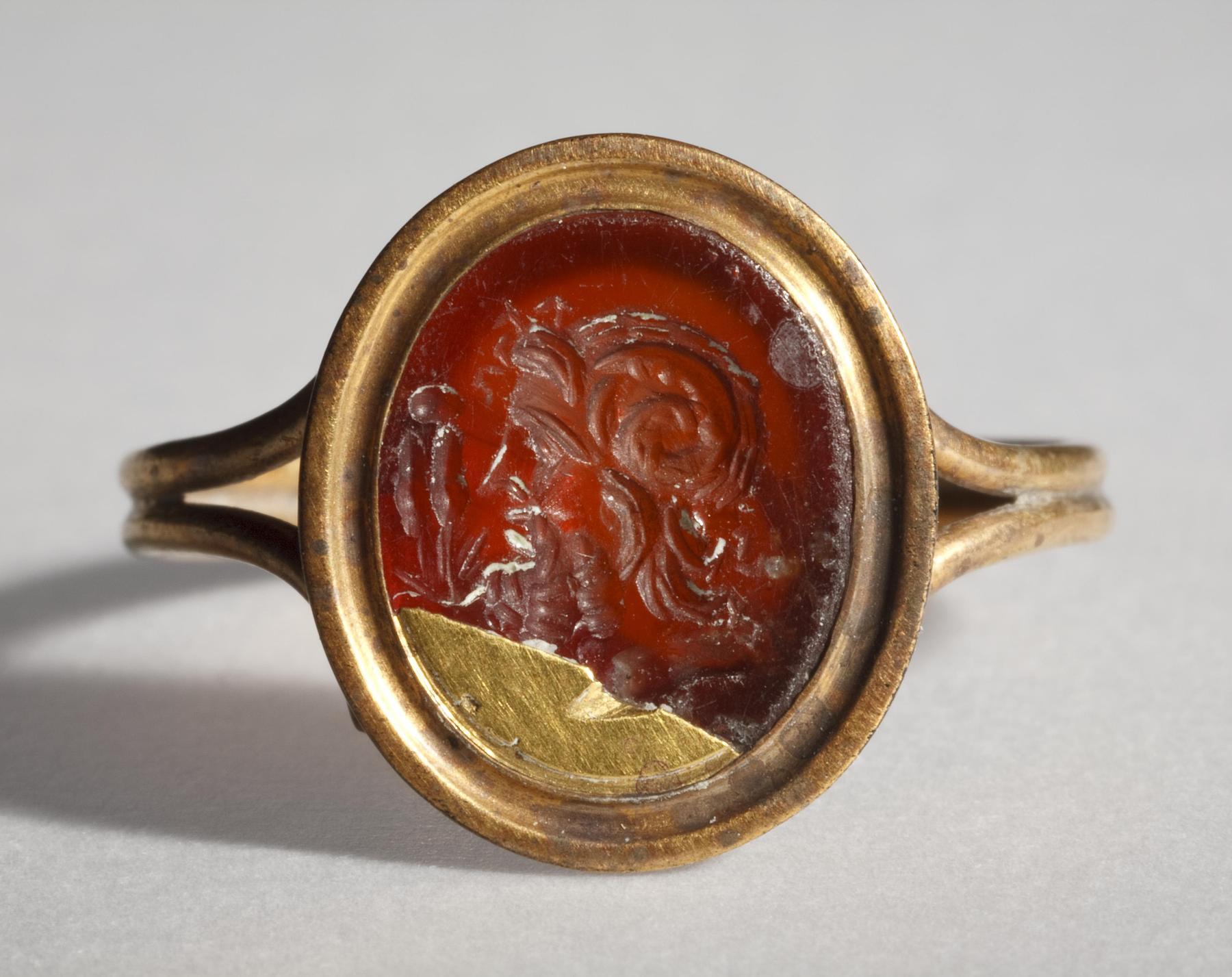 Hoved af Zeus Ammon med kornaks, I657