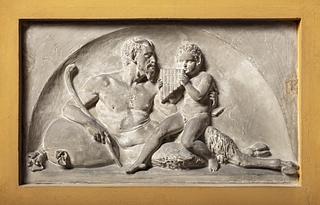 A353 Pan and a Satyr