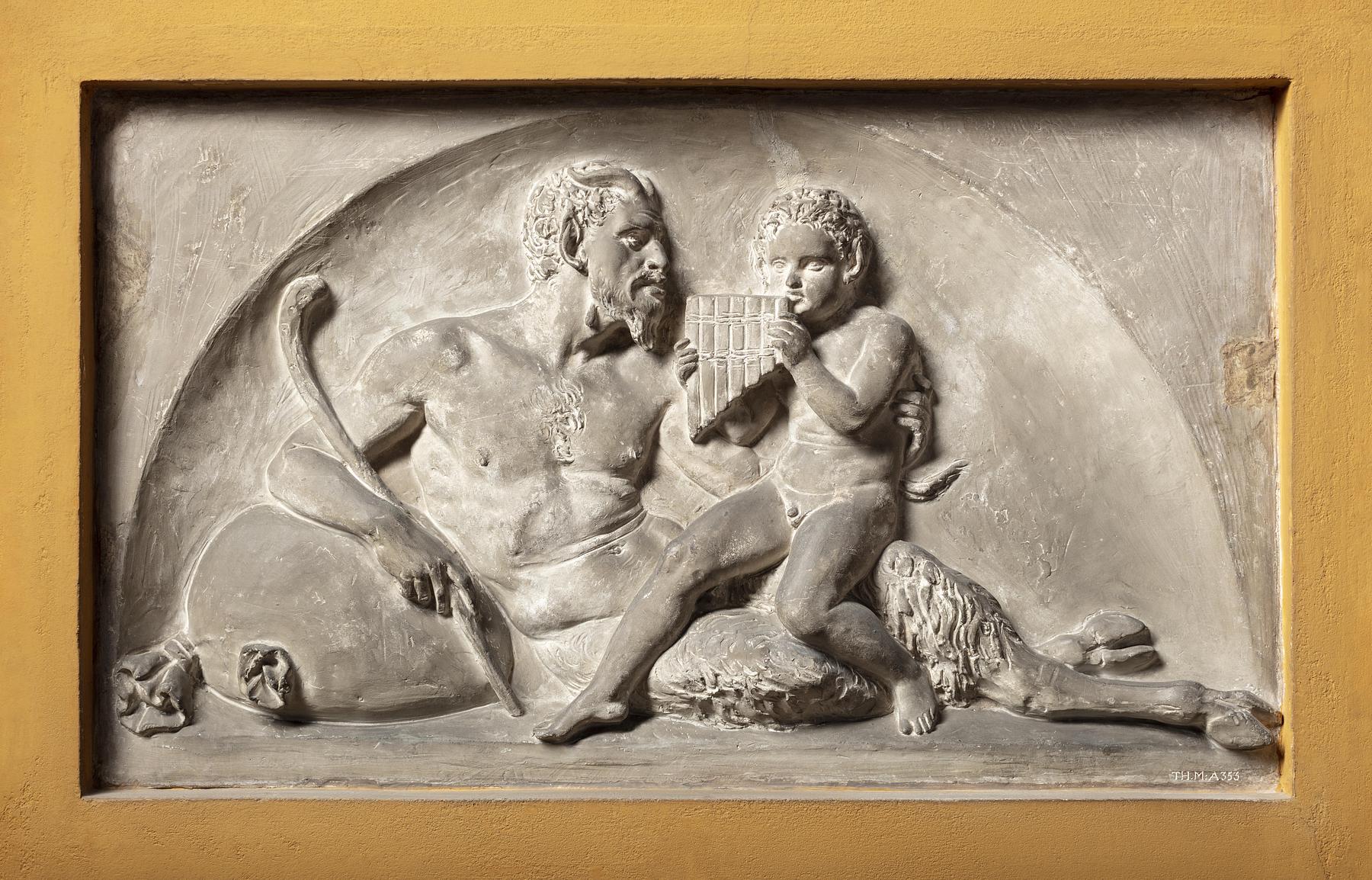 Pan and a Satyr, A353