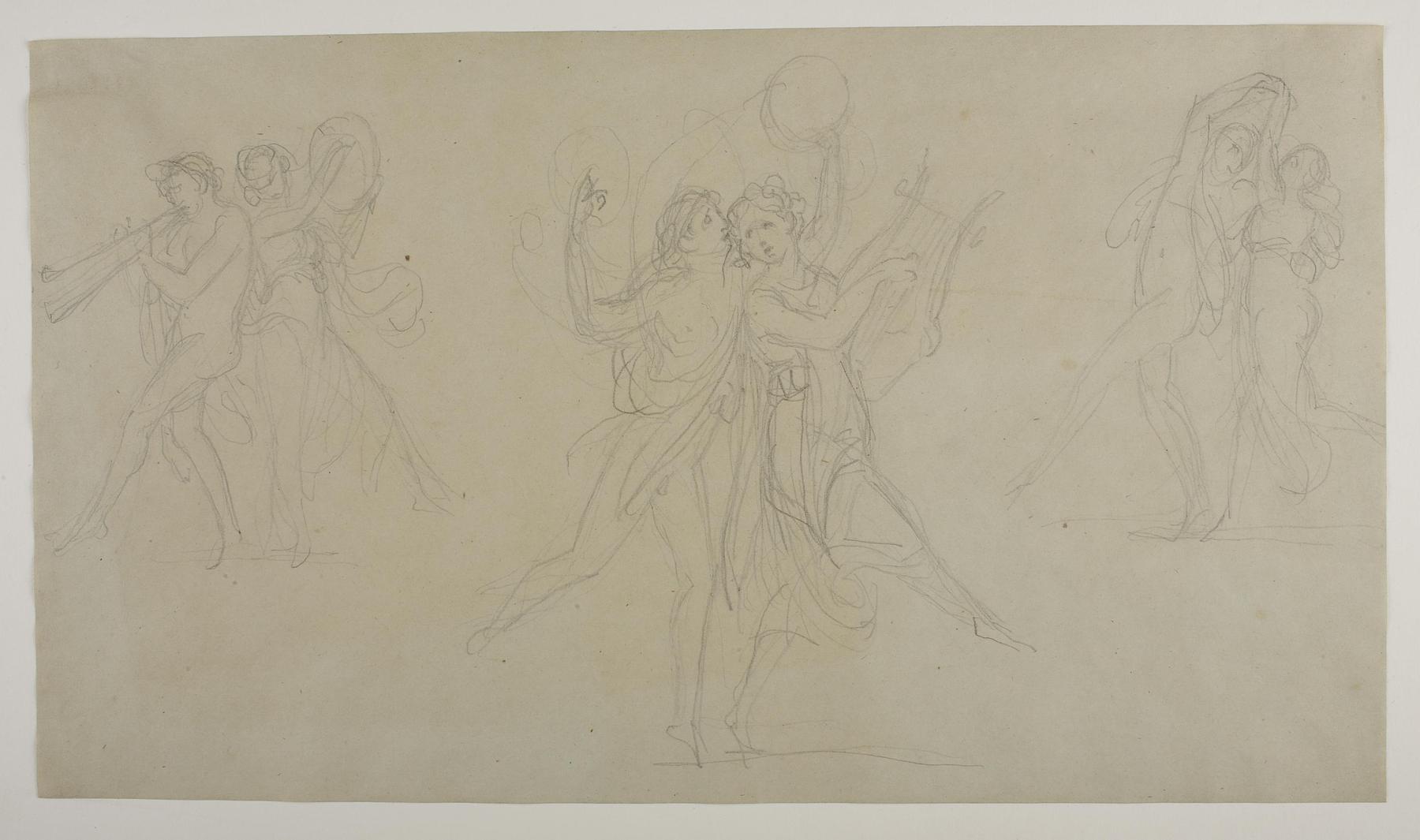 Dancing and Playing Bacchant and Bacchante, C1065
