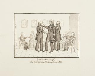 D924 Power of foolishness, or the Bear at the Royal Academy of Fine Arts 1844