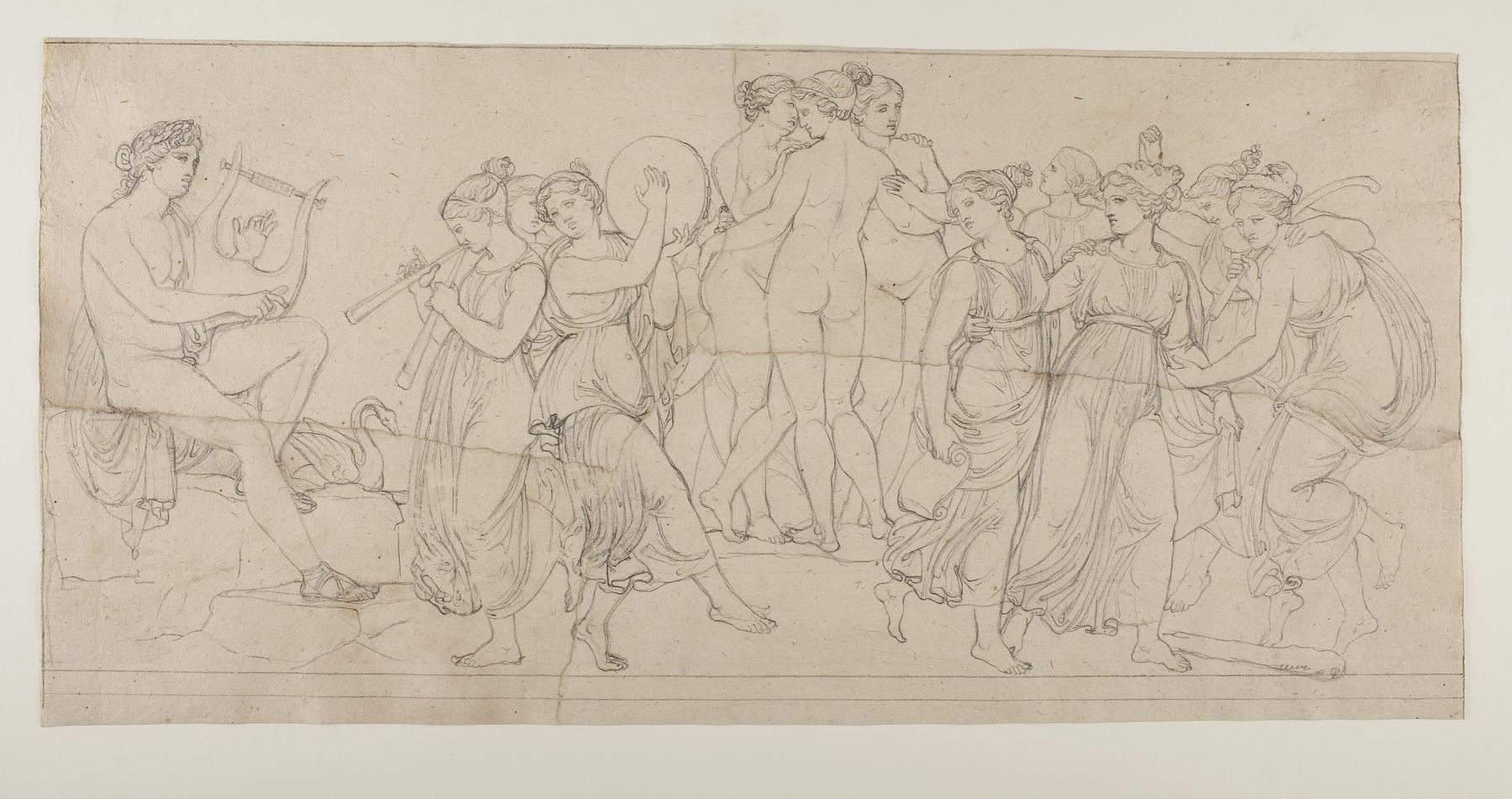 The Muses Dancing around the Graces, C38