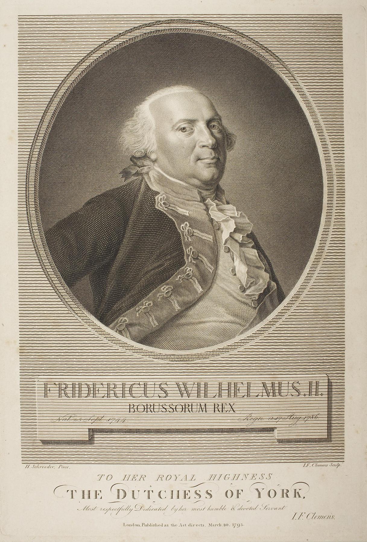 Frederik Vilhelm 2. af Preussen, E444