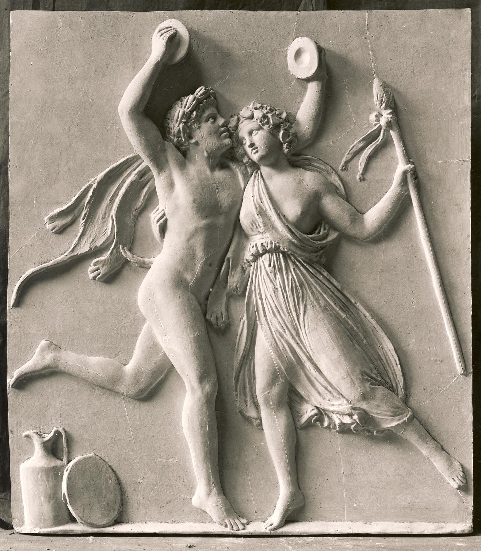 Satyr Dancing with a Bacchante, Nysø46