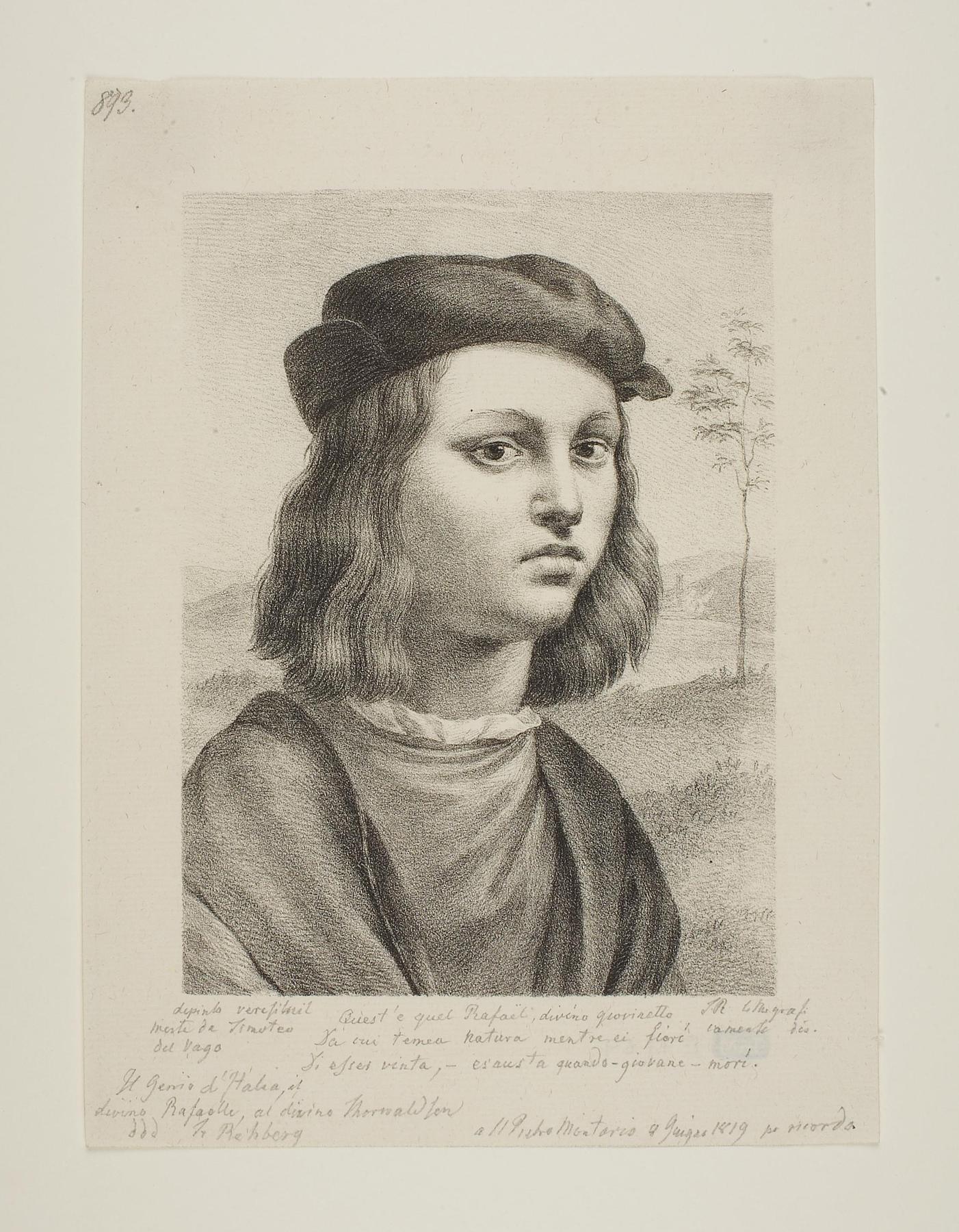 Young Man, formerly supposed to represent Raphael, E1169