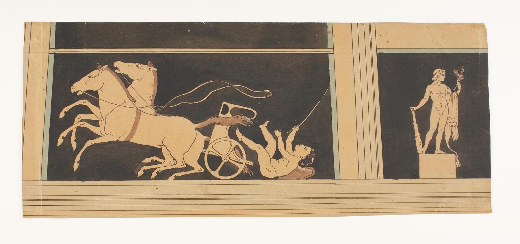 Cupid Falling off his Race Chariot. Hercules, D1796