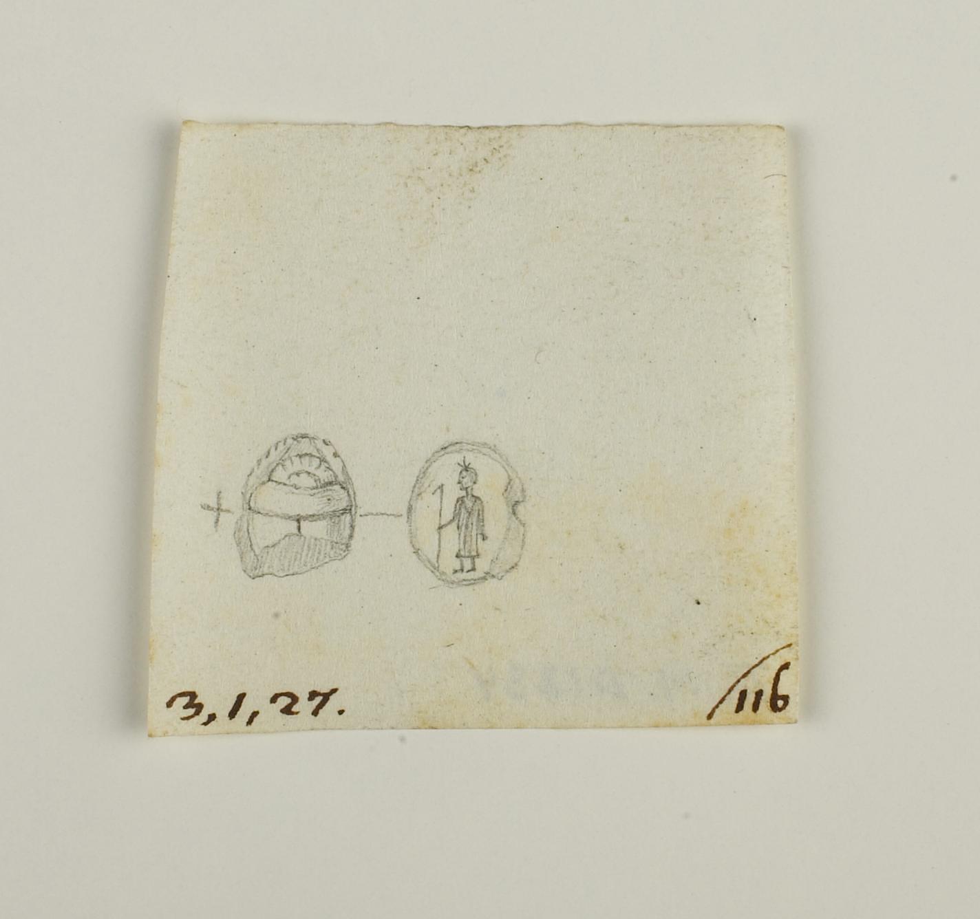 Scarab from back and base, D1334